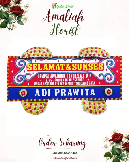 Papan Bunga Ucapan Selamat Indralaya Utara